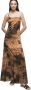Gaëlle Paris Maxi Dresses Bruin Dames - Thumbnail 3