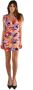 Gaëlle Paris Korte Schilderjurk Multicolor Dames - Thumbnail 1