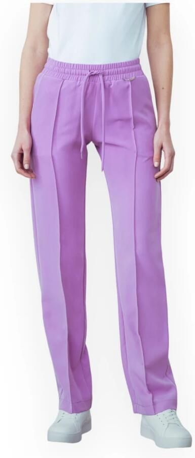 Gaëlle Paris Rechte Pijp Broek Purple Dames