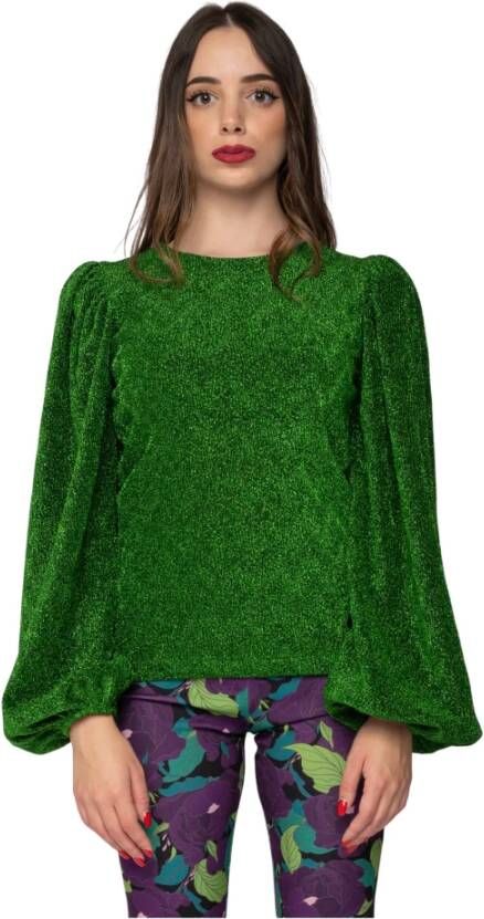 Gaëlle Paris Round-neck Knitwear Groen Dames