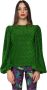 Gaëlle Paris Round-neck Knitwear Groen Dames - Thumbnail 4