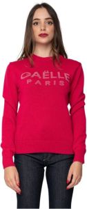 Gaëlle Paris Round-neck Knitwear Roze Dames