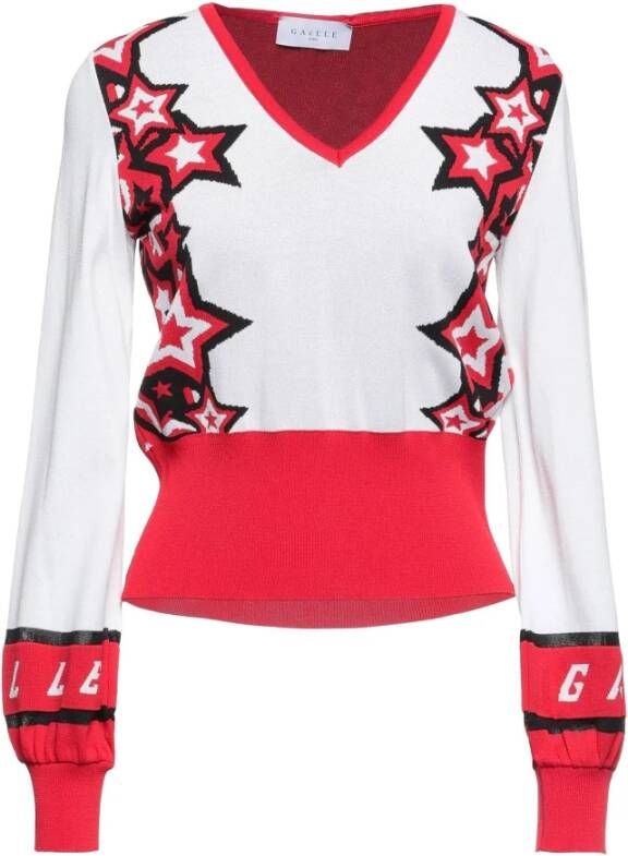 Gaëlle Paris Round-neck Knitwear Wit Dames