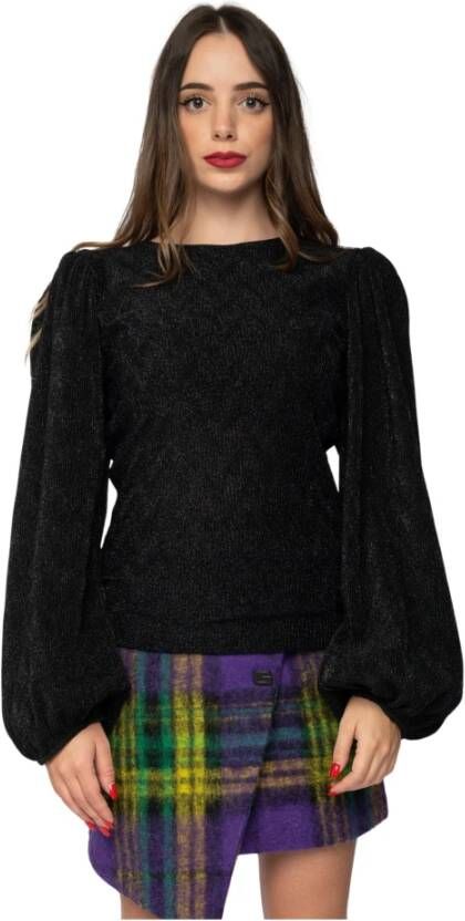 Gaëlle Paris Round-neck Knitwear Zwart Dames