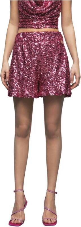 Gaëlle Paris Short Shorts Roze Dames