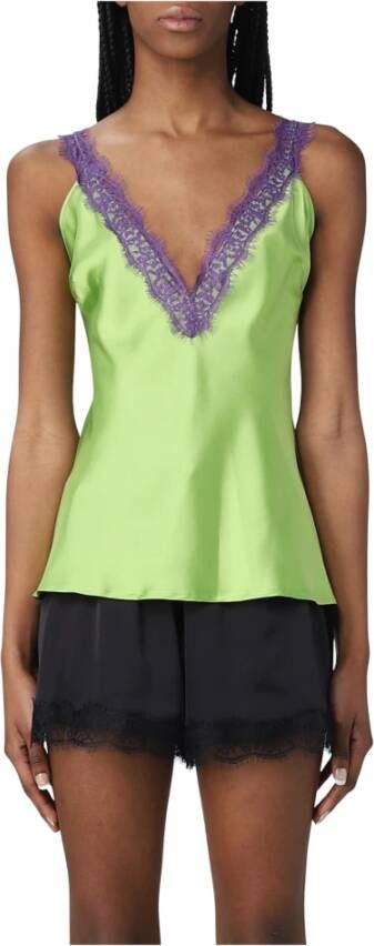 Gaëlle Paris Sleeveless Tops Groen Dames
