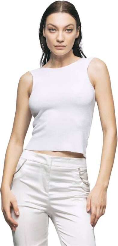 Gaëlle Paris Sleeveless Tops Wit Dames