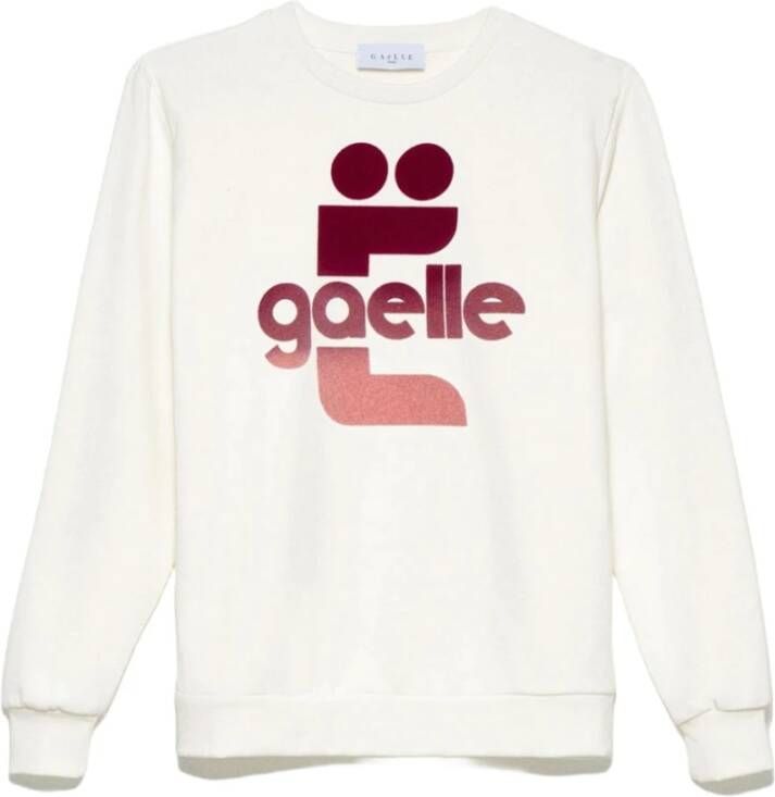 Gaëlle Paris Stijlvolle en casual Dames Sweatshirt White Dames
