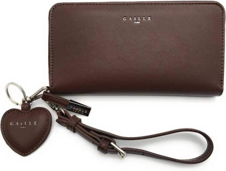 Gaëlle Paris Stijlvolle Portemonnee Gbadp4610 Bruin Dames