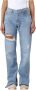 Gaëlle Paris Straight Jeans Blauw Dames - Thumbnail 1