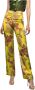 Gaëlle Paris Bloemen Palazzo Viscose Broek Multicolor Dames - Thumbnail 3