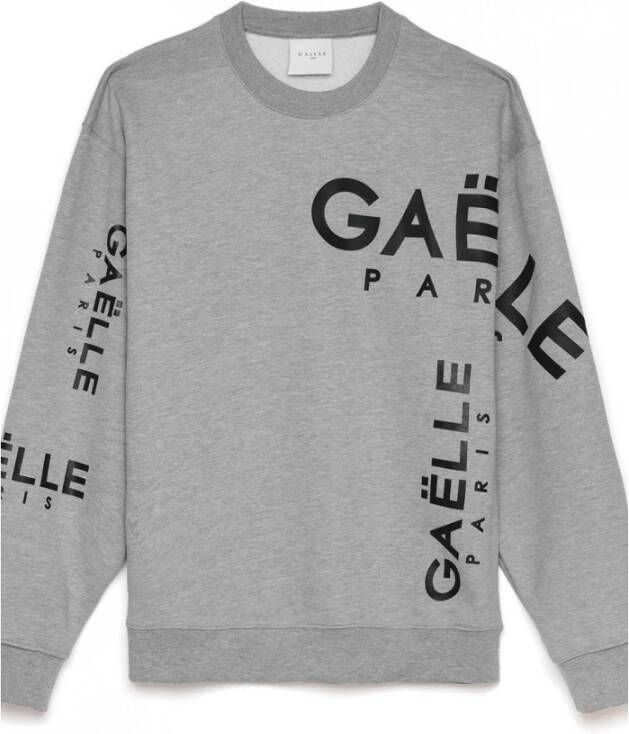 Gaëlle Paris Sweatshirt Grijs Heren