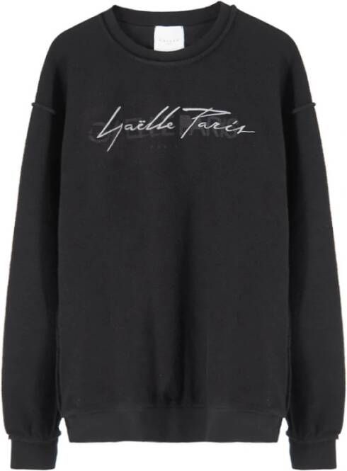 Gaëlle Paris Sweatshirt Zwart Heren