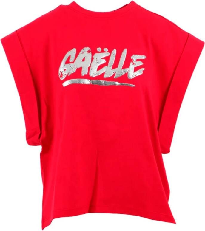Gaëlle Paris T-Shirts Rood Dames