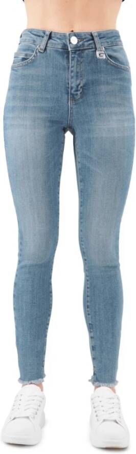 Gaëlle Paris Vintage Skinny Jeans voor Vrouwen Blue Dames