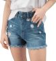 Gaëlle Paris Denim Shorts Blauw Dames - Thumbnail 3