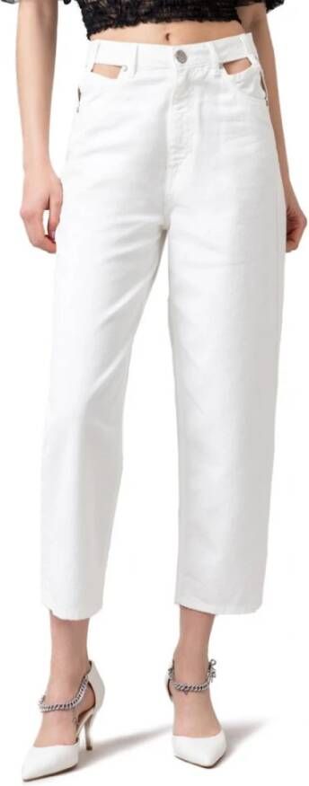 Gaëlle Paris Jeans Slouchy Wit Dames