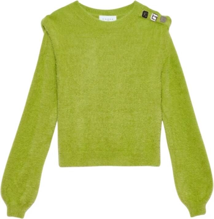 Gaëlle Paris Trui met Ronde Hals Groen Dames