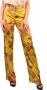 Gaëlle Paris Bloemen Palazzo Viscose Broek Multicolor Dames - Thumbnail 1