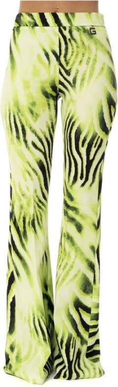 Gaëlle Paris Wide Trousers Groen Dames