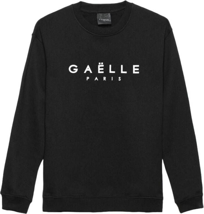 Gaëlle Paris Zwarte Gaelle Sweatshirt voor Heren Zwart Heren