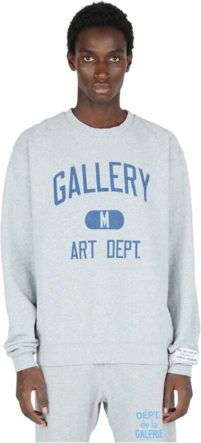 Gallery Dept. Bedrukte Sweatshirt Grijs Heren