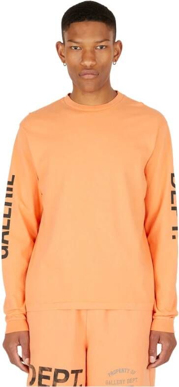 Gallery Dept. Franse verzamelaarsshirt met lange mouwen Orange Heren