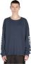 Gallery Dept. Logo Print Thermisch Sweatshirt Blauw Heren - Thumbnail 1