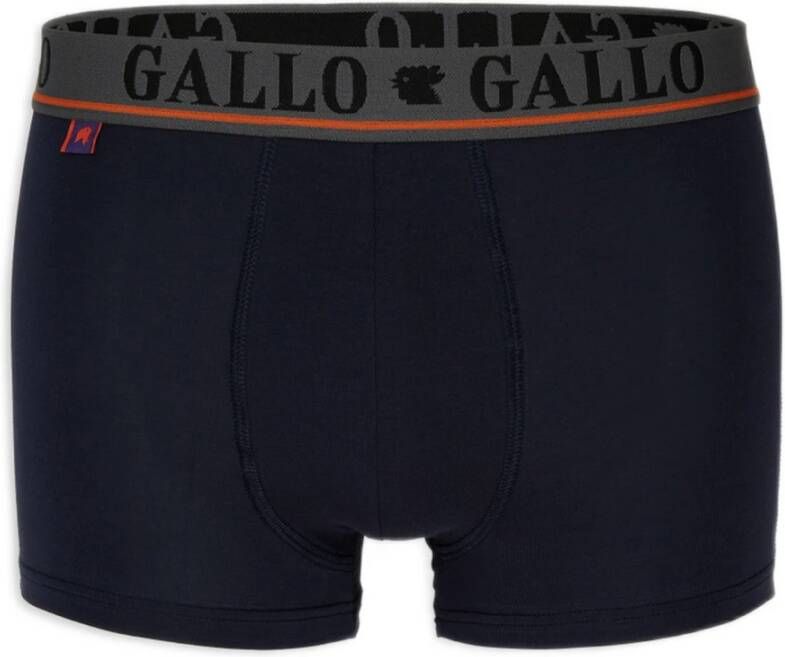 Gallo Blauwe Katoenen Boxershorts Blue Heren