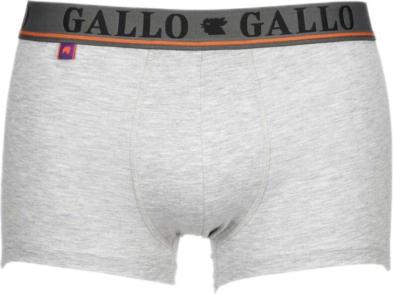 Gallo Grijze Katoenen Boxershorts Gray Heren