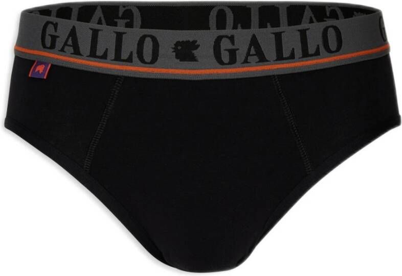 Gallo Zwarte Katoenen Briefs Black Heren