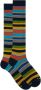 Gallo Ocean Blue Gestreepte Katoenen Sokken Multicolor Heren - Thumbnail 1
