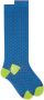 Gallo Stijlvolle Aegean Blue Polka Dot Sokken Multicolor Heren - Thumbnail 1