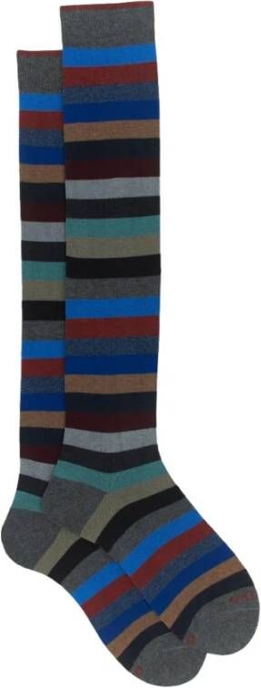 Gallo Pyriet Gestreepte Katoenen Sokken Multicolor Heren