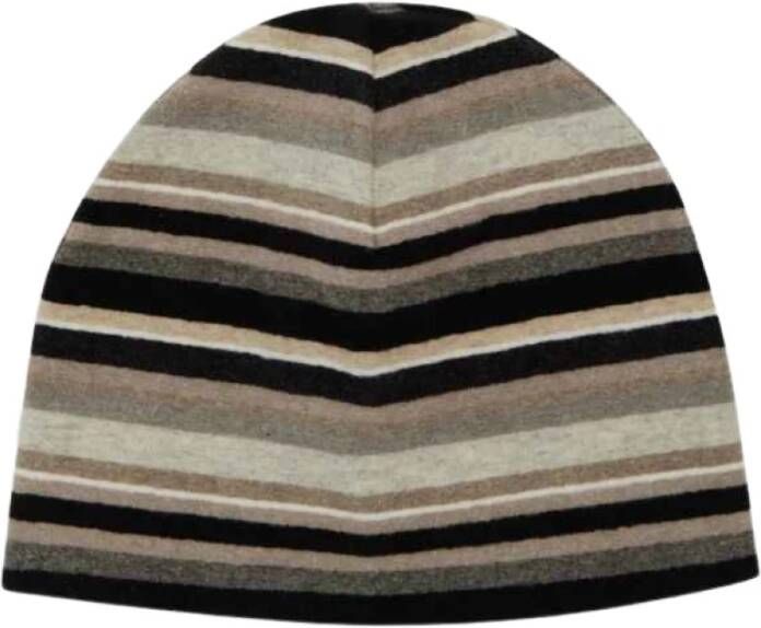 Gallo Multicolor Gestreepte Fleece Beanie Multicolor Unisex