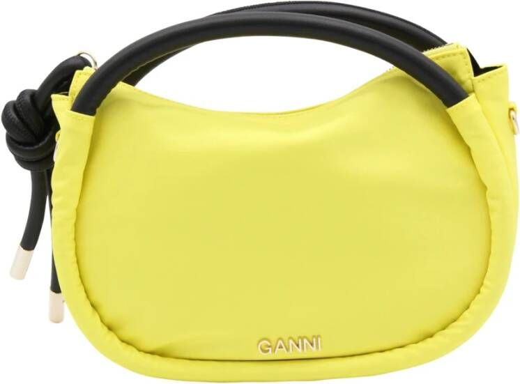 Ganni Handbags Yellow Dames