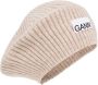Ganni Baret met logo Beige Dames - Thumbnail 2