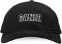 Ganni Baseballpet met logo Black Dames - Thumbnail 1