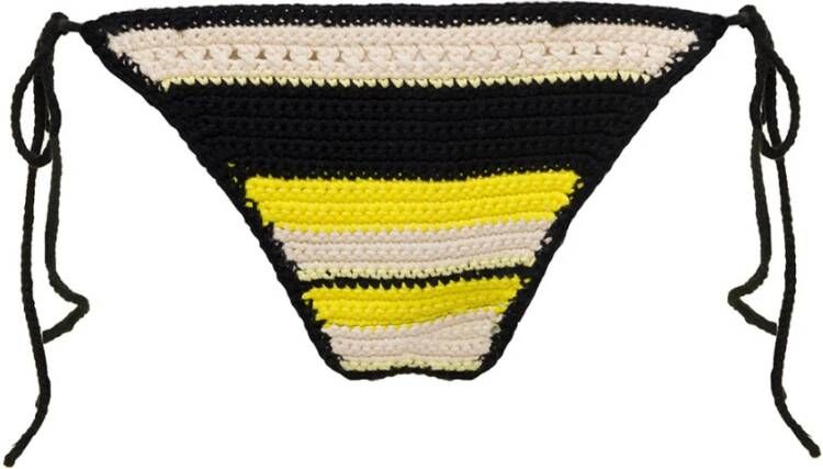 Ganni Crochet Bikini Bottoms Geel Dames