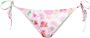 Ganni Pink Floral Bikini Bottom Roze Dames - Thumbnail 1