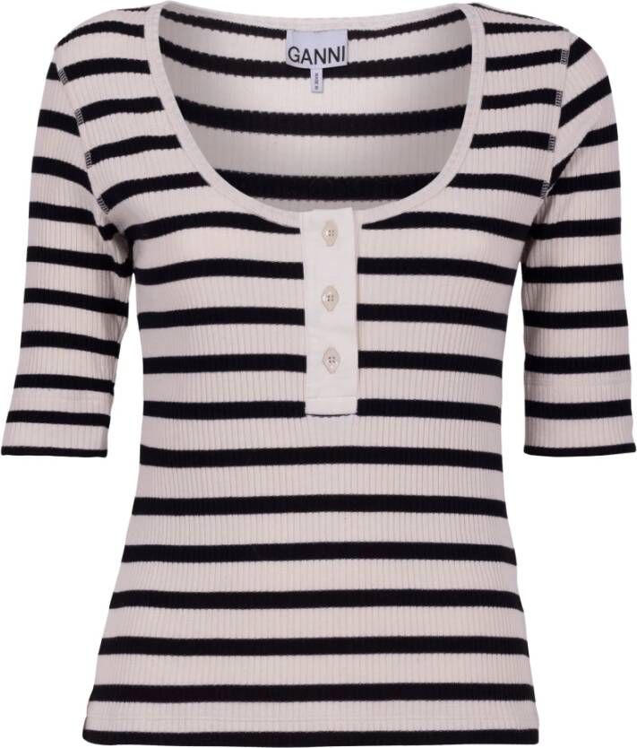 Ganni Blouses Zwart Dames