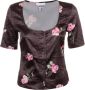 Ganni Blouses Zwart Dames - Thumbnail 1