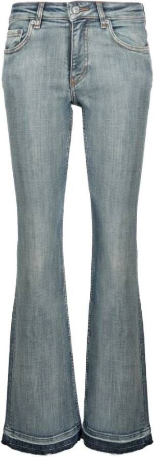 Ganni Boot-cut Jeans Blauw Dames