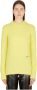 Ganni Gele Alpaca-Blend Trui Yellow Dames - Thumbnail 1