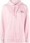 Ganni Geborduurde hoodie Pink Dames - Thumbnail 4