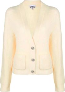 Ganni Cardigans Wit Dames