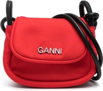 Ganni Cross Body Bags Rood Dames