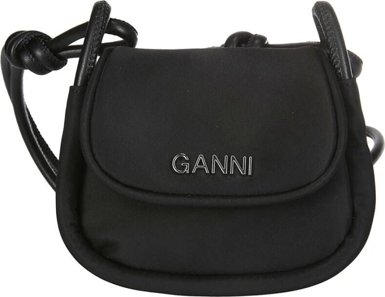 Ganni Cross Body Bags Zwart Dames