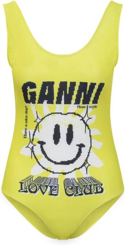 Ganni Een stuk Geel Dames