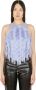 Ganni Stijlvolle Mouwloze Top Purple Dames - Thumbnail 2
